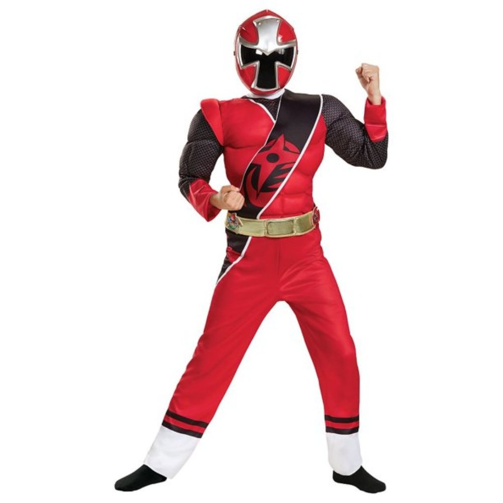 Red Power Ranger Costume Kids M (7-8)